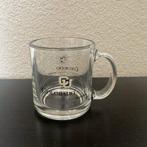 University Of Colorado School Of Law Clear Coffee Mug‎ Glass